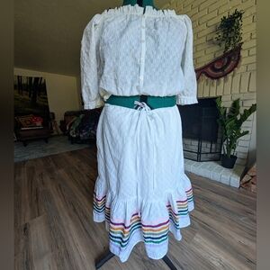 Byellowtail Irene ruffle skirt and matching top